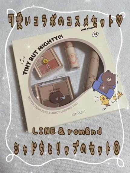 LINE FRIENDS EDITION/rom&nd/メイクアップキットを使ったクチコミ(1枚目)