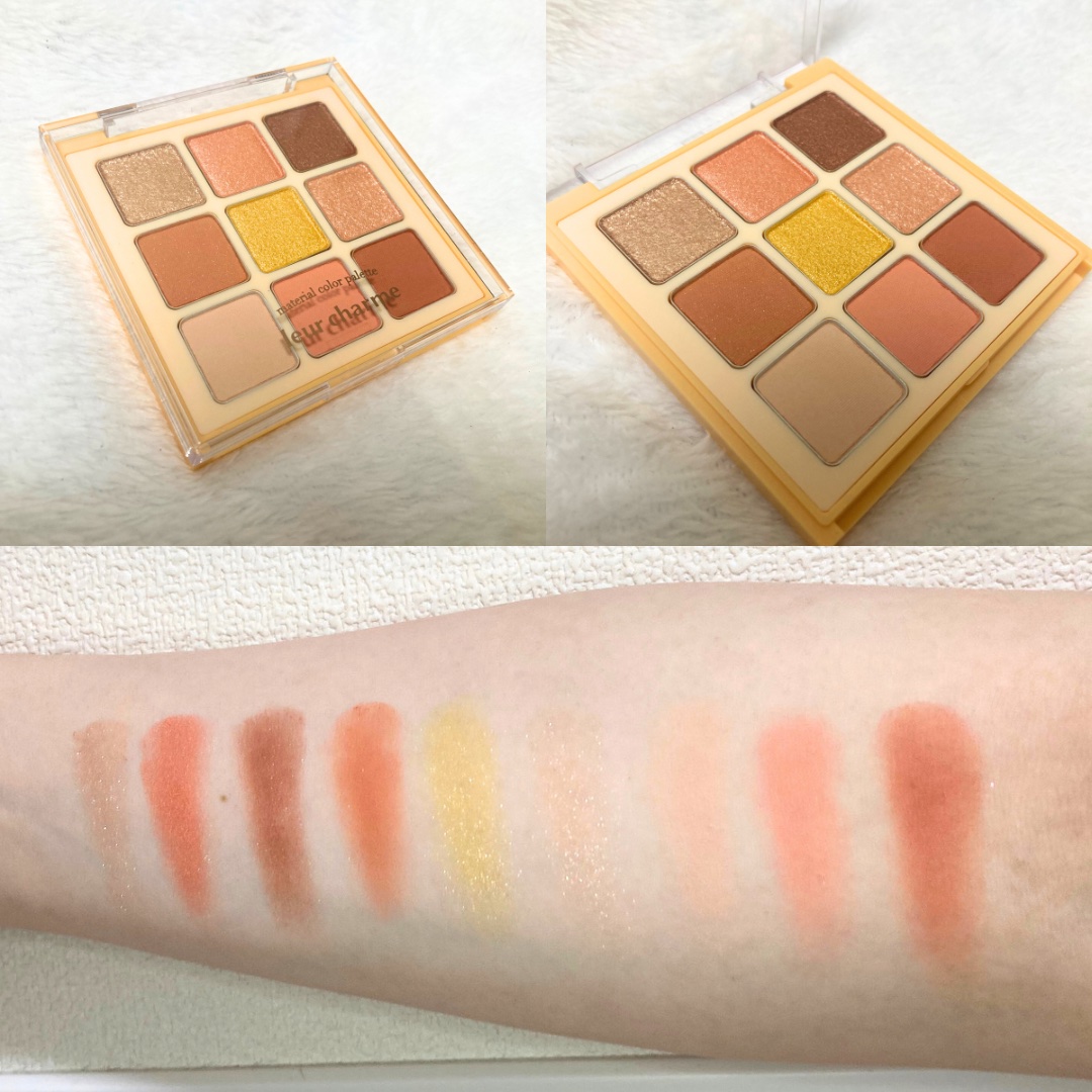マテリアルカラーパレット/leur charme/アイシャドウパレットを使ったクチコミ（2枚目）