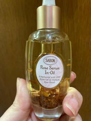 SABON ローズセラムインオイルのクチコミ「デパコス部門は悩みましたが、これからの季節にお世話になる予定のこちら！

SABONのオイル美.....」（3枚目）