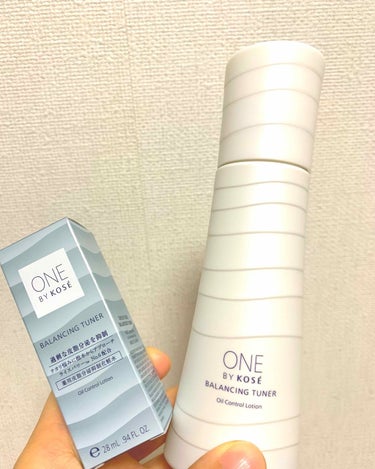 ONE BY KOSE バランシング チューナーのクチコミ「【ワンバイコーセー/バランシングチューナー】

気になっていたワンバイコーセーの皮脂分泌を抑え.....」（1枚目）