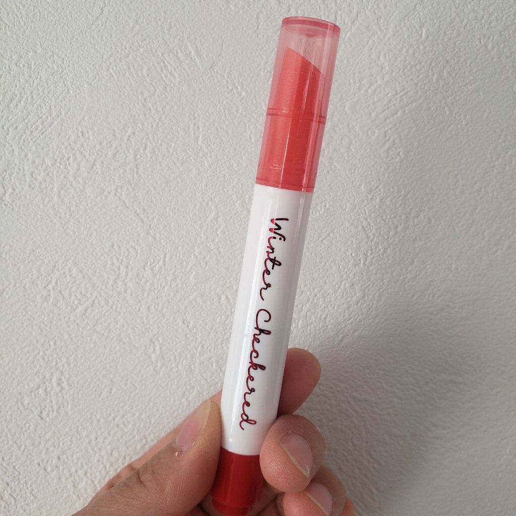 ウィンターチェック シロップグロッシーバーム/ETUDE/口紅を使ったクチコミ（2枚目）