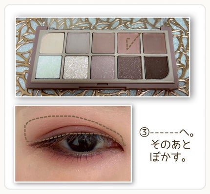 MDショールモーメント アイシャドウパレット/mude/アイシャドウパレットを使ったクチコミ(7枚目)