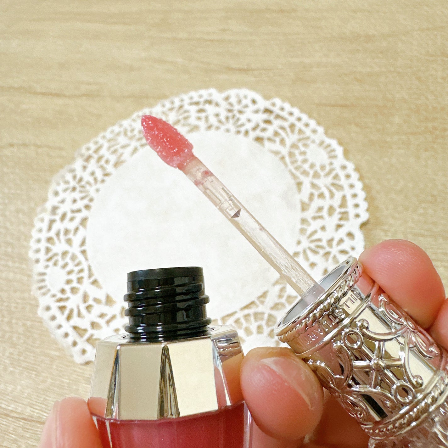 ジルスチュアート クリスタルブルーム リップブーケ セラム/JILL STUART/リッププランパーを使ったクチコミ(4枚目)