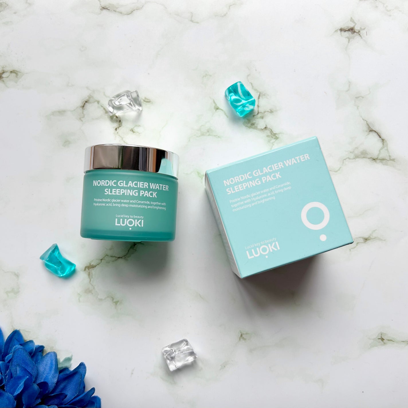 ノルディック氷河水スリーピングパック/LUOKI/フェイスクリームを使ったクチコミ(2枚目)