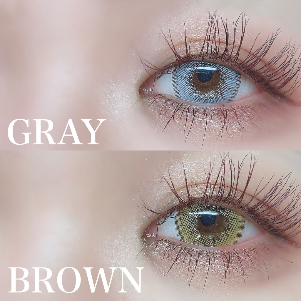 グローバイ(Glow by) ブラウン(Brown)/OLOLA/カラーコンタクトレンズを使ったクチコミ（3枚目）