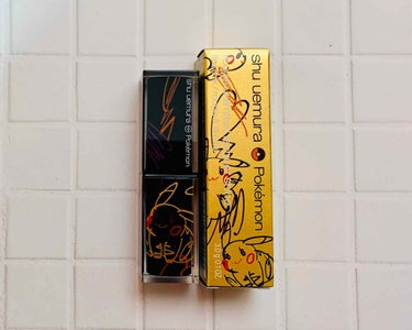 ルージュ アンリミテッド ラッカーシャイン＜2019年クリスマスコフレ限定＞ ロージー ショット/shu uemura/口紅を使ったクチコミ（2枚目）