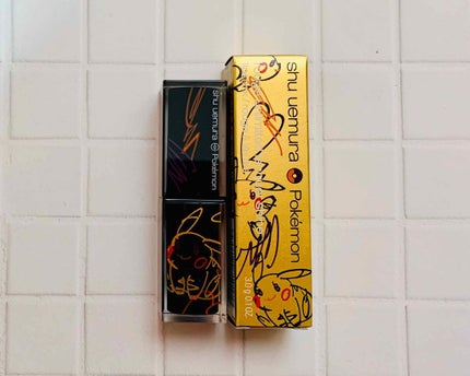ルージュ アンリミテッド ラッカーシャイン<2019年クリスマスコフレ限定>/shu uemura/口紅を使ったクチコミ(2枚目)