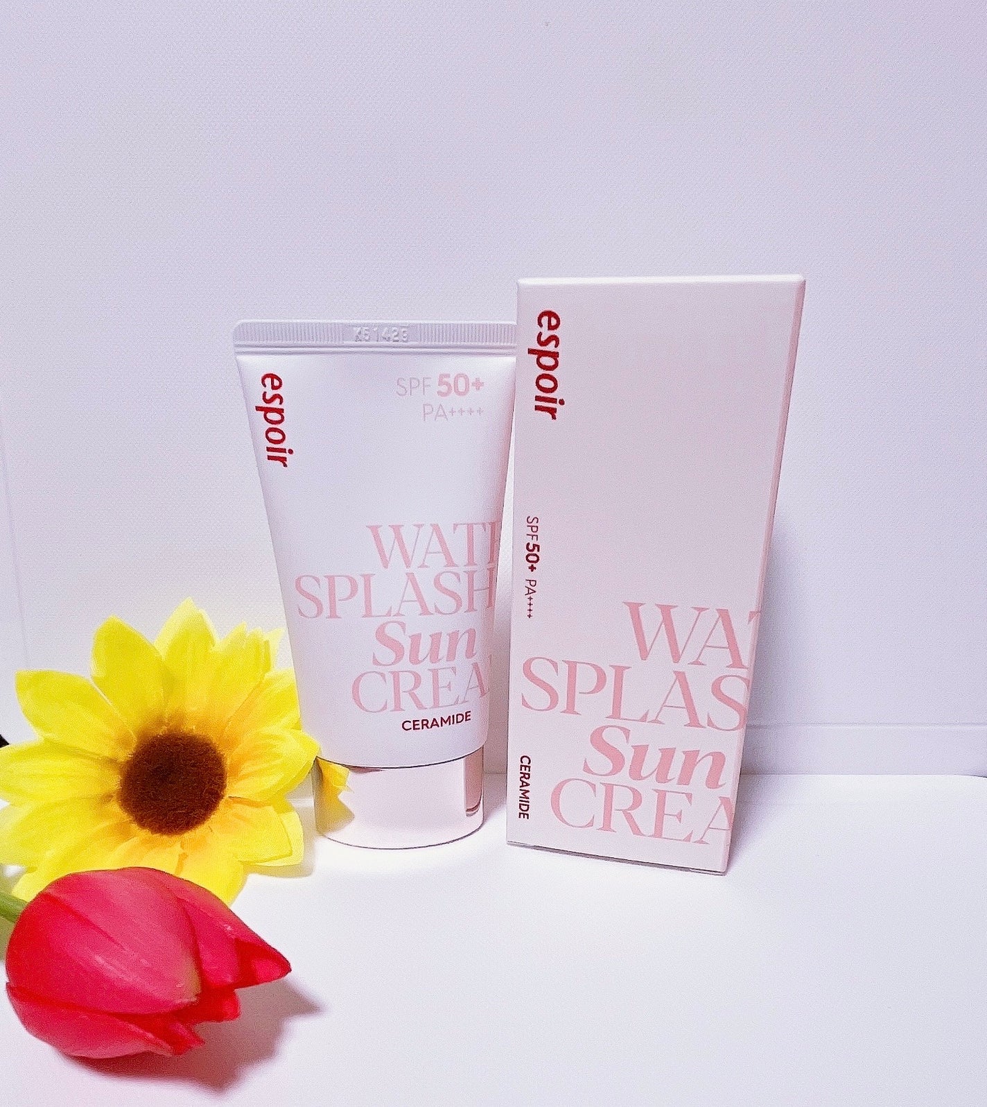 ウォータースプラッシュサンクリーム セラミド/espoir/日焼け止めクリームを使ったクチコミ(2枚目)