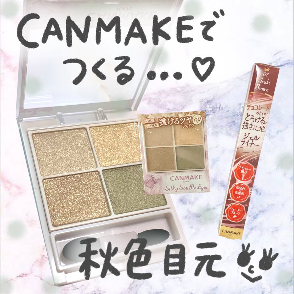 クリーミータッチライナー/キャンメイク/ジェルアイライナーを使ったクチコミ(1枚目)