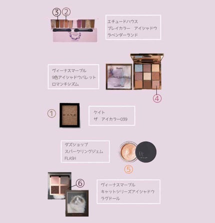 VenusMarble 9色アイシャドウパレット/Venus Marble/アイシャドウパレットを使ったクチコミ(1枚目)