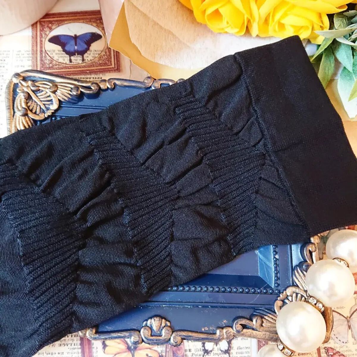 slim  feather  着圧レギンス　ハーフ/slim feather/着圧ソックス・レギンスを使ったクチコミ（3枚目）