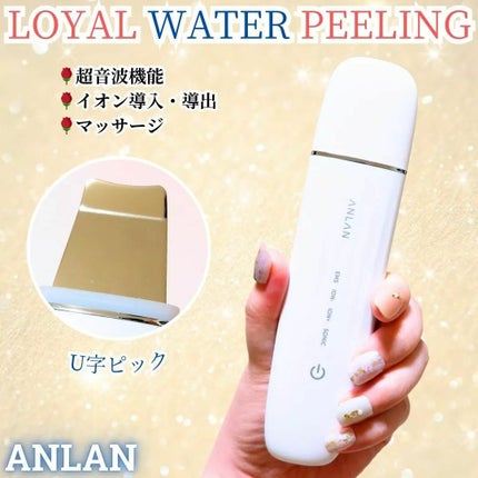 ロイヤル ウォーターピーリング IPX7完全防水/ANLAN/美顔器・マッサージを使ったクチコミ(1枚目)