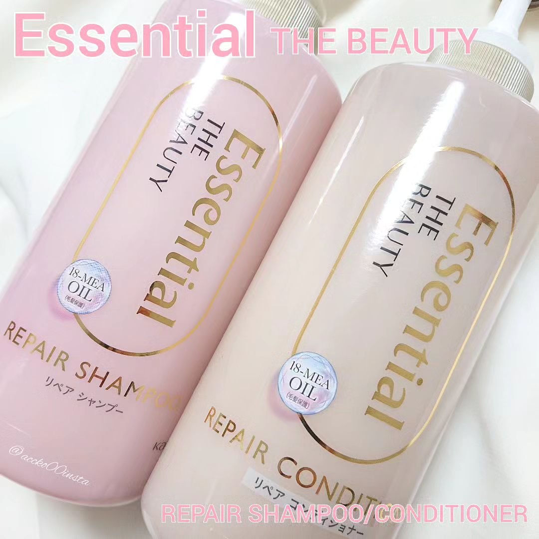 ザビューティ リペアシャンプー・コンディショナー/エッセンシャル/市販シャンプーを使ったクチコミ（1枚目）