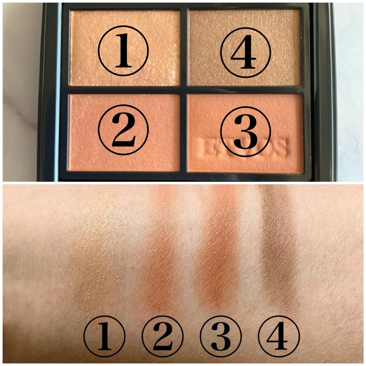 ミネラルクラッシィシャドー/エトヴォス/アイシャドウパレットを使ったクチコミ(3枚目)