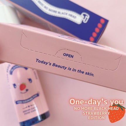ワンデイズユー ノーモアブラックヘッド(ノーズピーリングセット) いちごエディション/One-day's you/スキンケアキットを使ったクチコミ(6枚目)