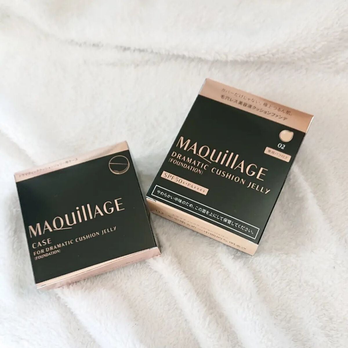 ドラマティッククッションジェリー/マキアージュ/クッションファンデーションを使ったクチコミ(1枚目)