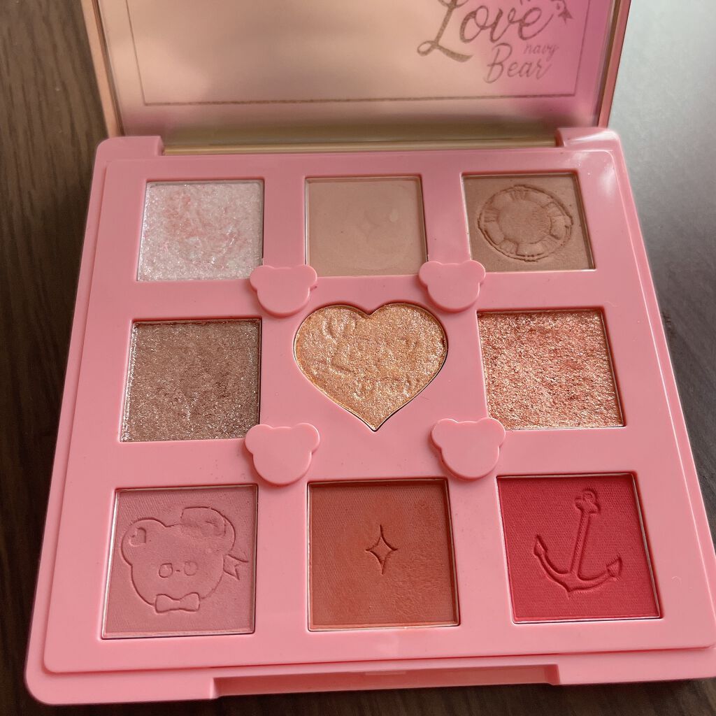 Love Bear 9色 アイシャドウパレット/FlowerKnows/アイシャドウパレットを使ったクチコミ(2枚目)