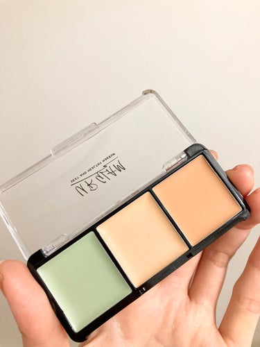 UR GLAM　CONCEALER PALETTE グリーンパレット/U R GLAM/パレットコンシーラーを使ったクチコミ（3枚目）