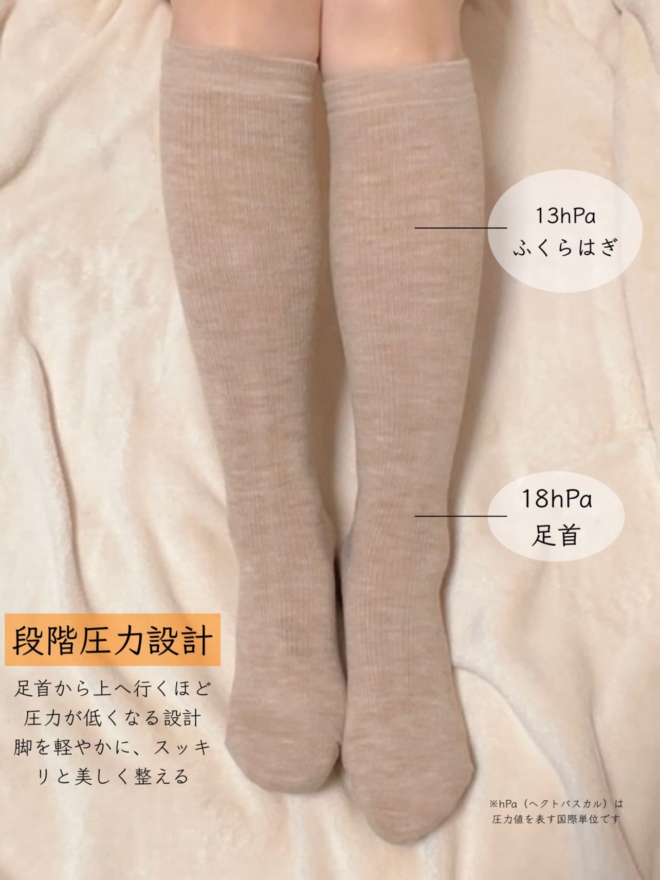 冷え知らず着圧ソックス/SLIMWALK/着圧ソックス・レギンスを使ったクチコミ(5枚目)