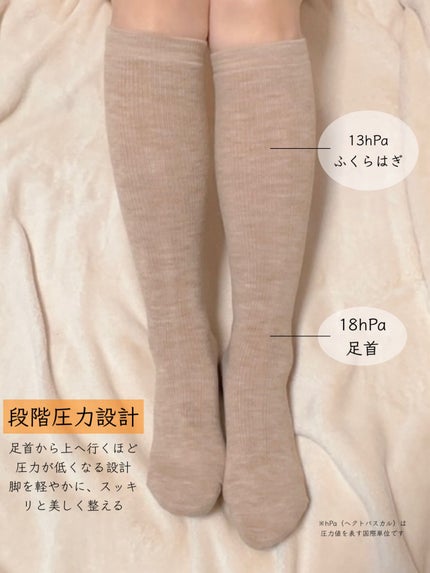 冷え知らず着圧ソックス/SLIMWALK/着圧ソックス・レギンスを使ったクチコミ(5枚目)
