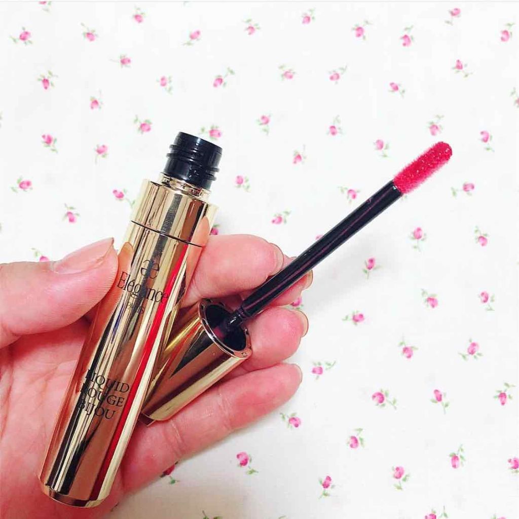 エレガンス リクイッド ルージュ ビジュー/Elégance/口紅を使ったクチコミ(1枚目)