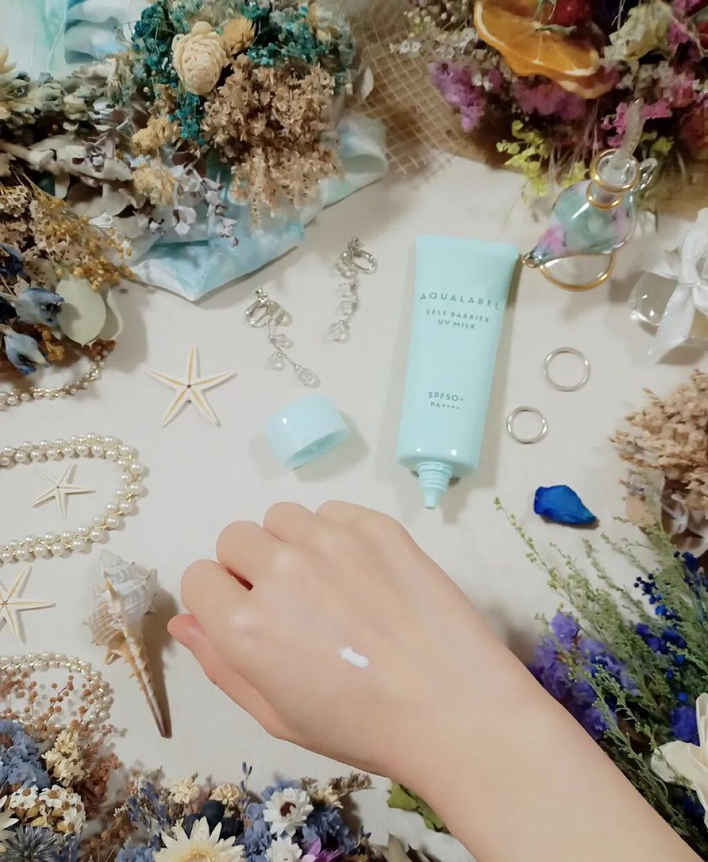 セルフバリア UV ミルク/アクアレーベル/乳液を使ったクチコミ（3枚目）