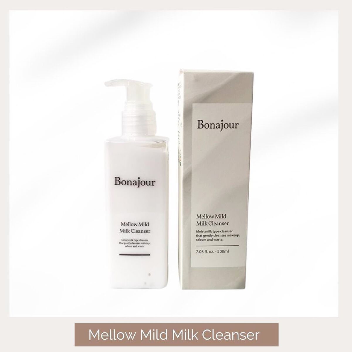 メロウマイルドミルククレンザー/Bonajour/ミルククレンジングを使ったクチコミ（1枚目）