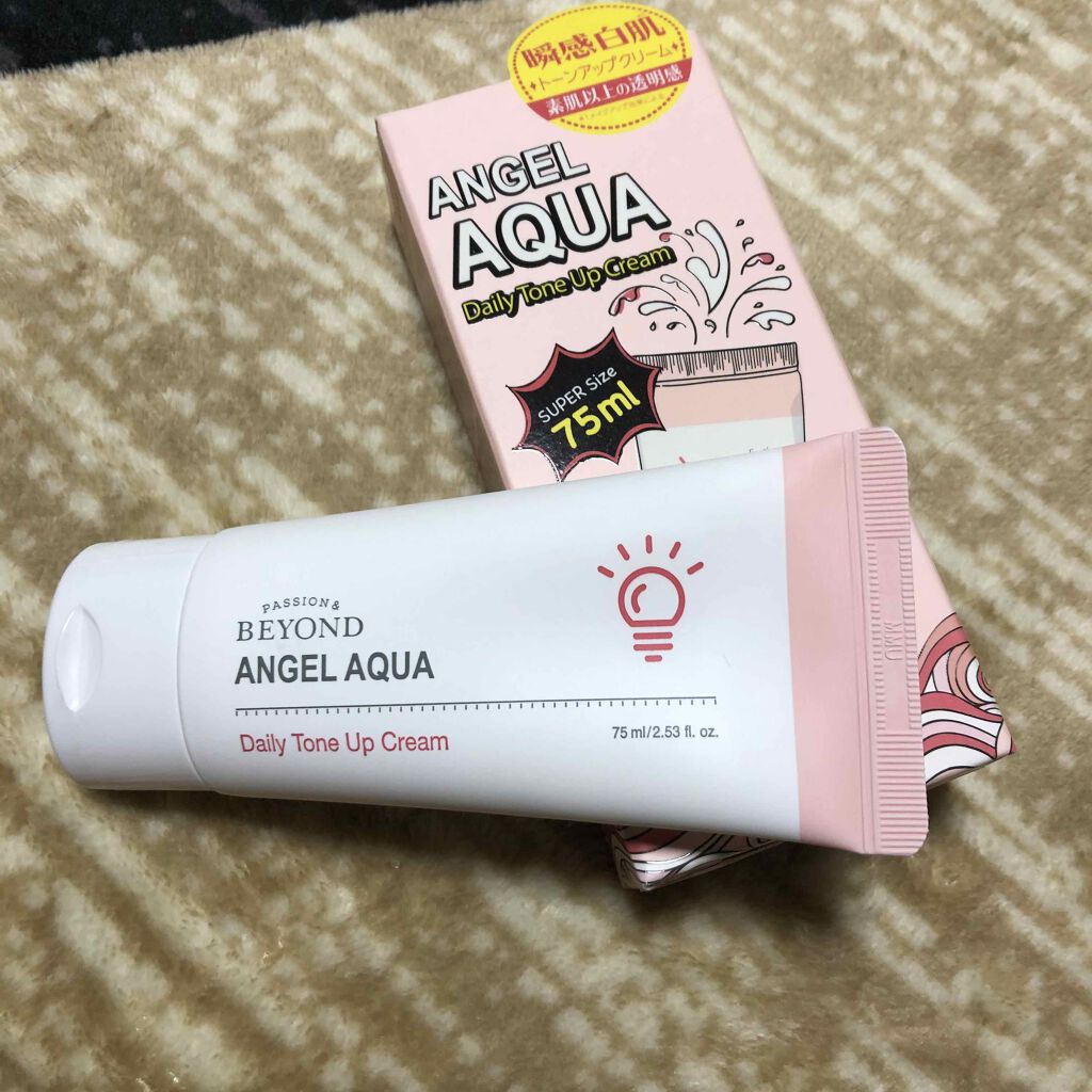 デイリートーンアップクリーム/BEYOND ANGEL AQUA/化粧下地を使ったクチコミ(1枚目)