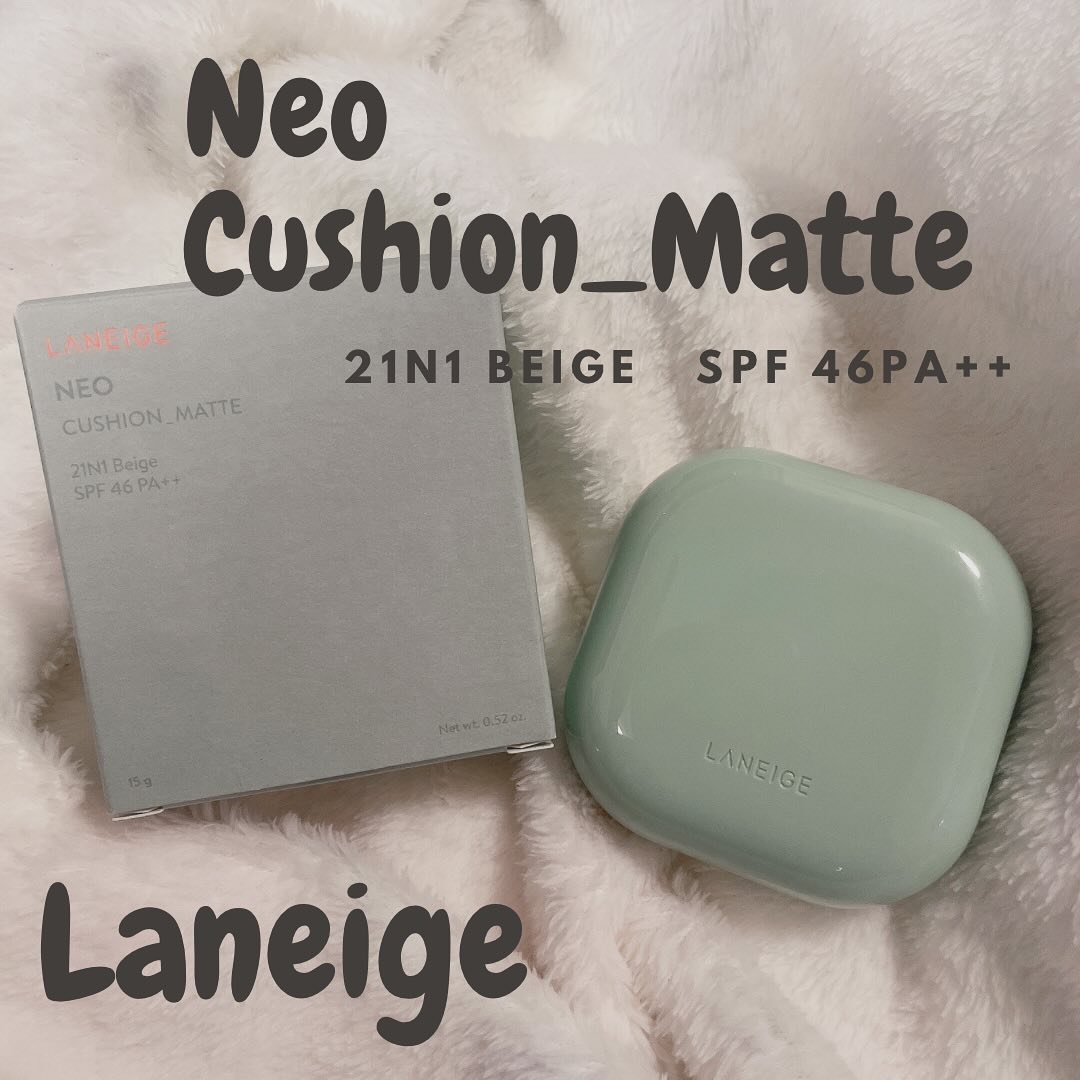 ネオクッション マット N/LANEIGE/クッションファンデーションを使ったクチコミ（1枚目）