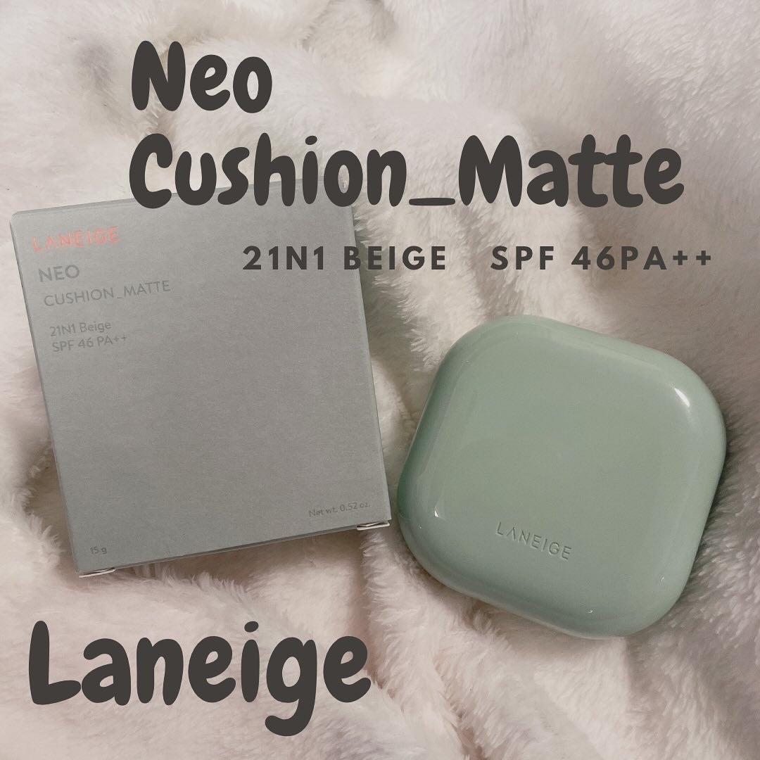 ネオクッション マット N/LANEIGE/クッションファンデーションを使ったクチコミ(1枚目)