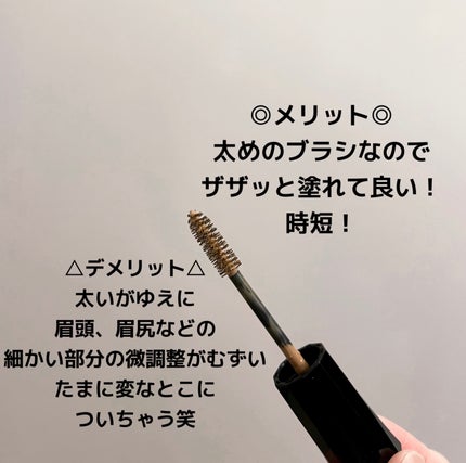 ヘビーローテーション カラーリングアイブロウEX/ヘビーローテーション/眉マスカラを使ったクチコミ(2枚目)