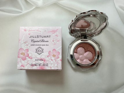 ジルスチュアート クリスタルブルーム ペタルクチュールアイズ デュオ/JILL STUART/アイシャドウパレットを使ったクチコミ(2枚目)