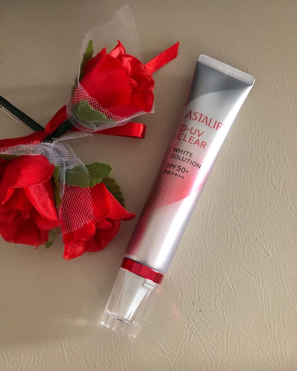 D-UVクリア ホワイトソリューション/アスタリフト/日焼け止めクリームを使ったクチコミ（2枚目）