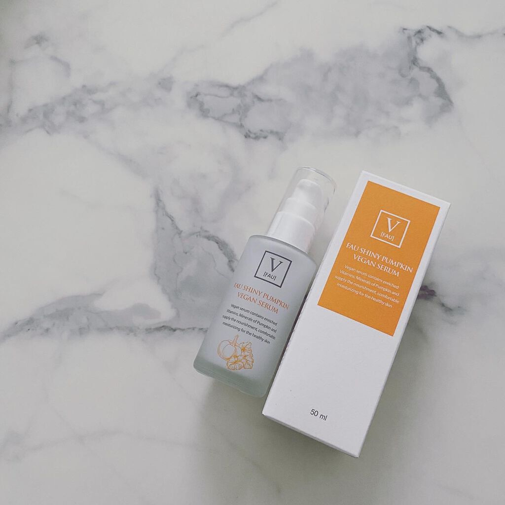 シャイニーパンプキン ヴィ―ガンセラム 50ml/FAU/美容液を使ったクチコミ（1枚目）