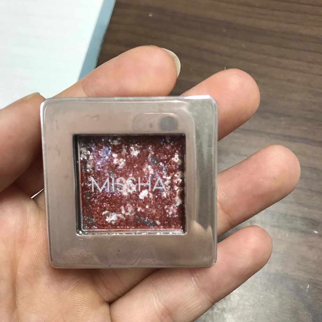 グリッタープリズム シャドウ/MISSHA/グリッターを使ったクチコミ（1枚目）