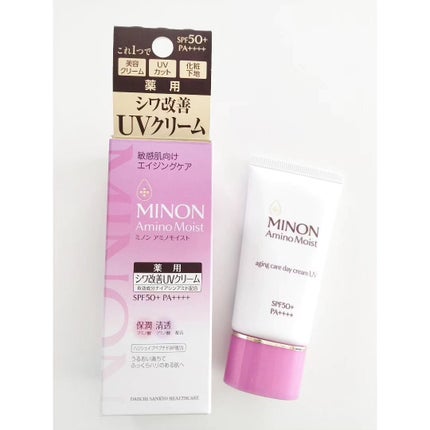 ミノン アミノモイスト エイジングケア デイクリームUV/ミノン/日焼け止めクリームを使ったクチコミ(1枚目)