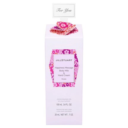 JILL STUART ハピネスメッセージ ボディミルク & ハンドクリーム ロージーズ