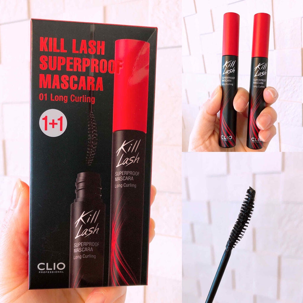 キル ラッシュ スーパープルーフ マスカラ/CLIO/マスカラを使ったクチコミ(1枚目)