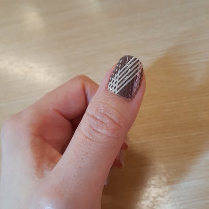 DAISO×紗々 UV GEL ネイルシール/DAISO/ネイルシールを使ったクチコミ(4枚目)