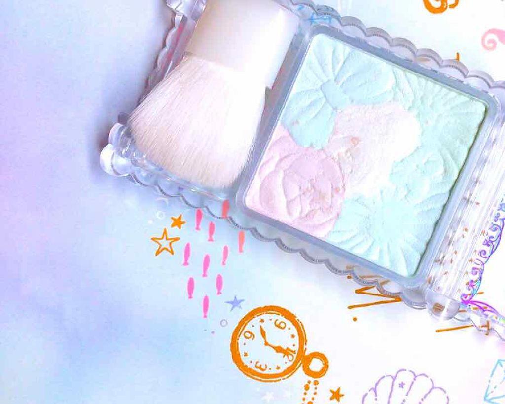 グロウフルールハイライター/キャンメイク/パウダーハイライトを使ったクチコミ(2枚目)