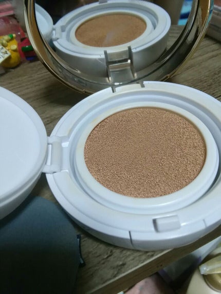 M クッション ファンデーション(モイスチャー)/MISSHA/クッションファンデーションを使ったクチコミ(2枚目)