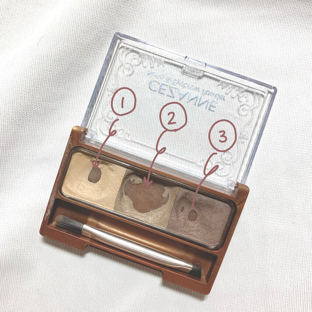 カラーリングアイブロウ/ヘビーローテーション/眉マスカラを使ったクチコミ（3枚目）