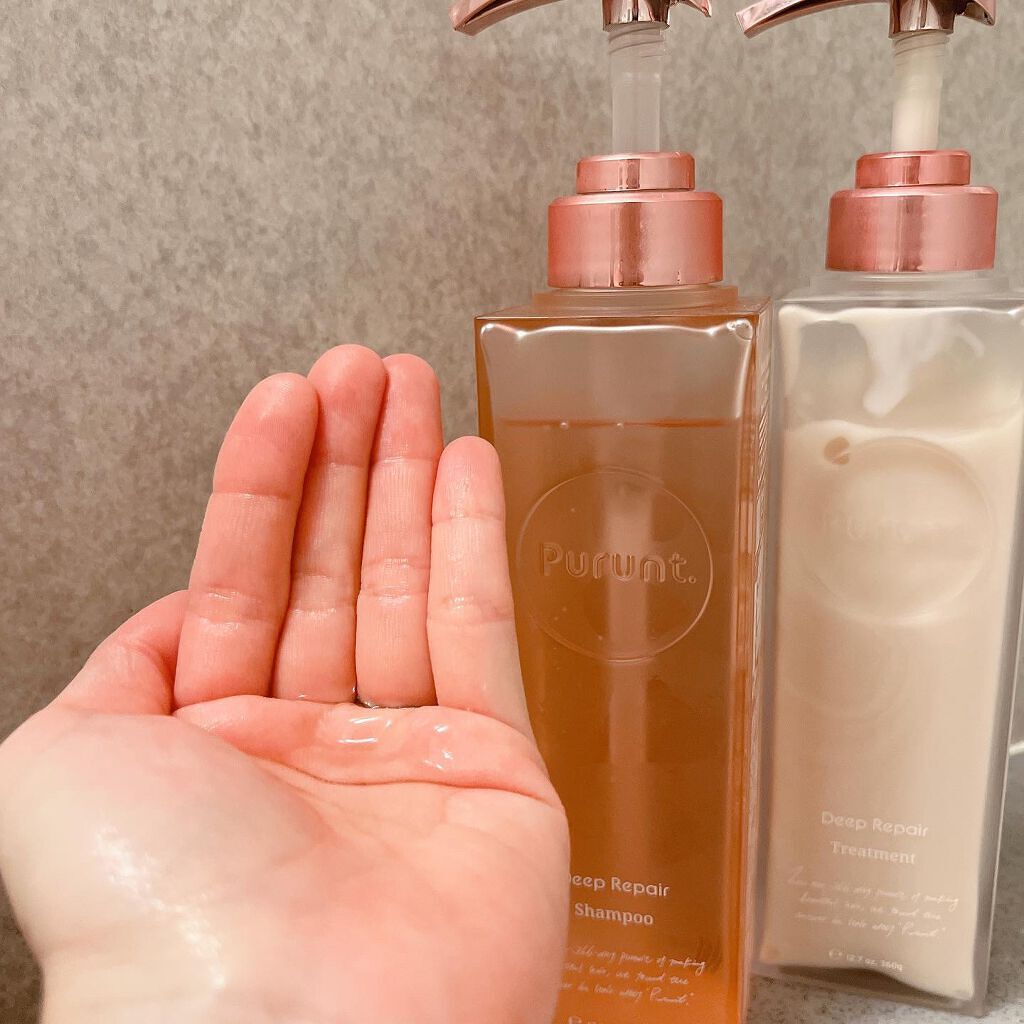 プルント ディープリペア美容液シャンプー/トリートメント/Purunt./市販シャンプーを使ったクチコミ(2枚目)