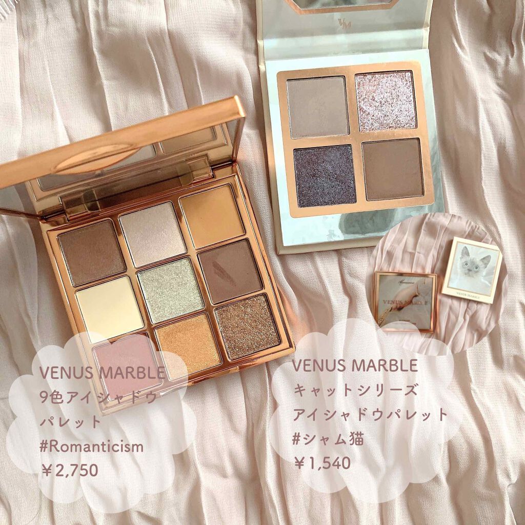 長相思シリーズ 9色アイシャドウパレット/CATKIN/アイシャドウパレットを使ったクチコミ(2枚目)