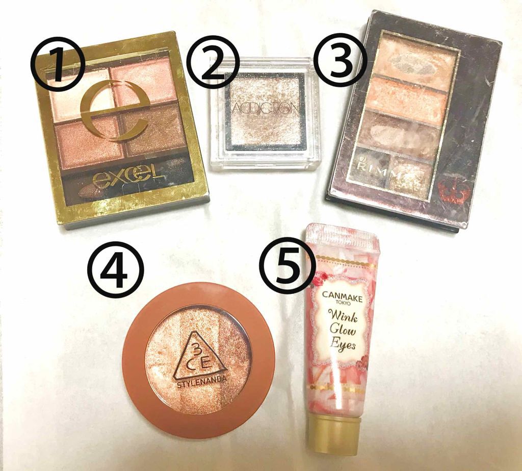 ウィンクグロウアイズ/キャンメイク/ジェル・クリームアイシャドウを使ったクチコミ（1枚目）