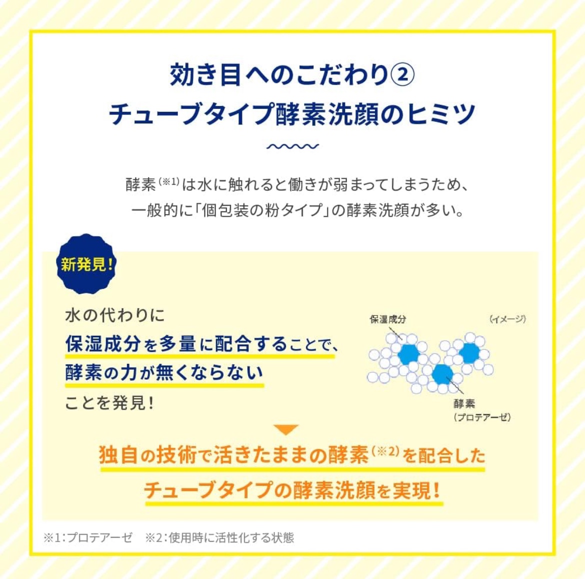 ディープクリア酵素洗顔	/メラノCC/洗顔フォームを使ったクチコミ（3枚目）
