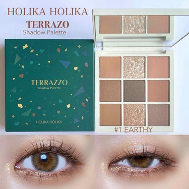 TERRAZZO Shadow palette/HOLIKA HOLIKA/パウダーアイシャドウを使ったクチコミ（1枚目）