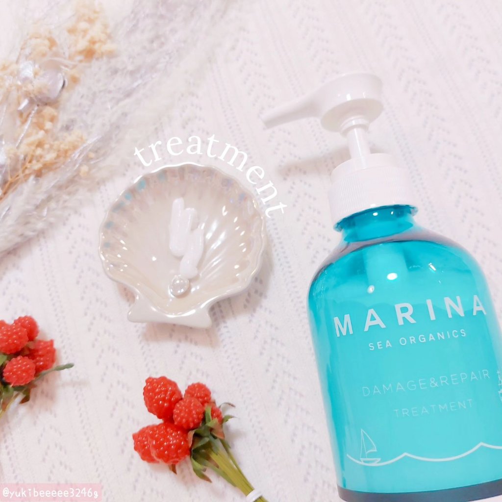 ダメージリペアシャンプー＆トリートメント/マリーナシーオーガニック/市販シャンプーを使ったクチコミ（3枚目）