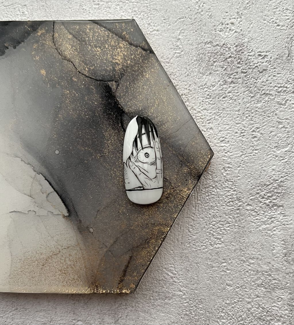 #痛ネイル,#セルフネイルのネイルデザイン