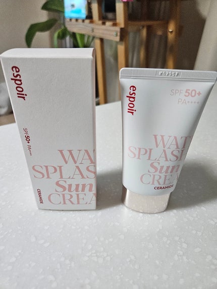 ウォータースプラッシュサンクリーム セラミド/espoir/日焼け止めクリームを使ったクチコミ(1枚目)